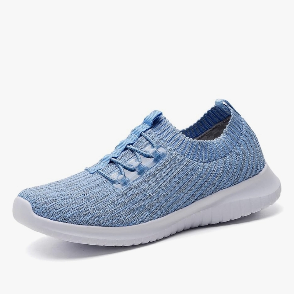 Women's Comfortable Walking Shoes - Tennis Athletic Casual Slip on Sneakers